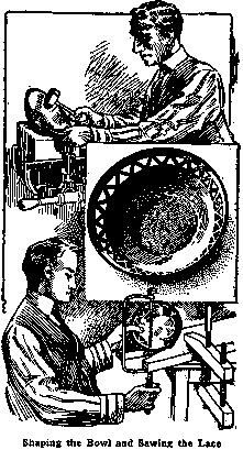 Shaping the Bowl and Sawing the Lace