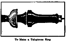 To Make a Telephone Sing