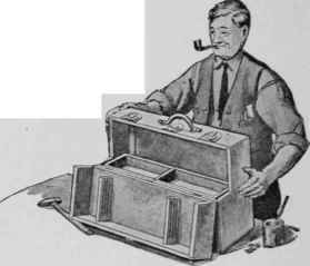 Another type of tool case, which can he carried easily from one job to another. It is one of the most popular designs among me chanics.