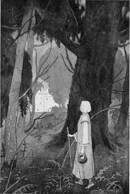 At length she came to a fine large house