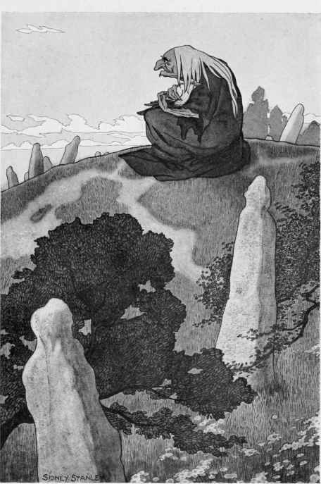 On the summit of that hill there is an old woman who . . . holds a bird in her bosom