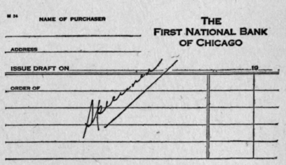 Application for Draft.