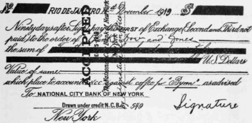 Form No. 12 Bank Acceptance Arising out of a Foreign Transaction