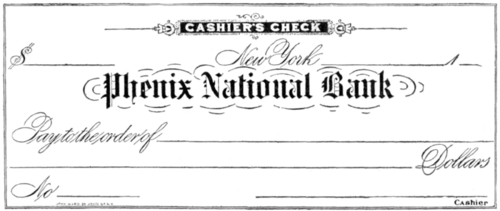 Cashier s Checks 12
