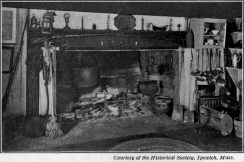 Fig. 14. A colonial fireplace.