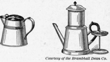 Fig. 23. A pot for boiling coffee and a pot for drip coffee.