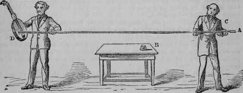 A. tuning fork struck on the leaden cone.