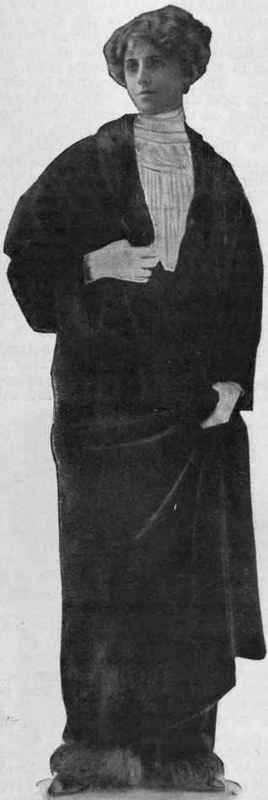 A Sealskin Coat such as this is a precious possession. Before one is bought it should be very carefully examined, since sealskin is imitated more easily than sable photo: Renthinger