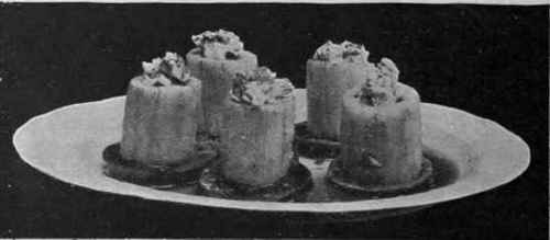 Cassolettes of cucumber