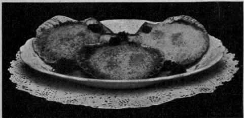 Scallops of fish