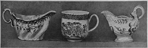 Specimens of Worcester porcelain with underglaze blue that is, with the design painted in blue on the article after it had already other factory were such fine and faithful copies made