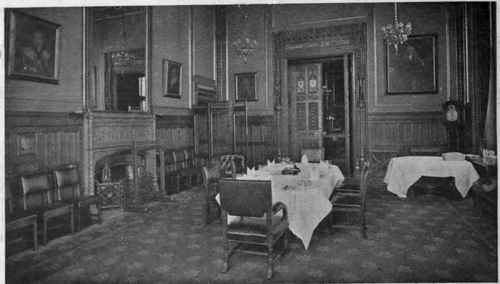 The private dining room in the Speaker's house Photo, Haines
