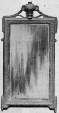 A design which, though simple, escapes severity and is suitable for filling a narrow space or recess