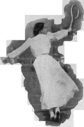 A good back' hand return