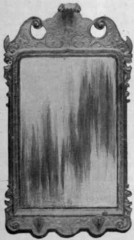 A mirror for a moderate sized room