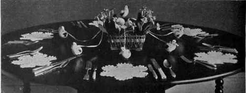 A new idea for an Easter table decoration