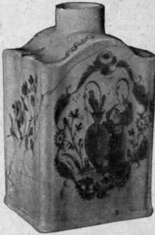 A tea poy, formerly in the possession of Enoch Wood, made by William Littler, about 1754 From the Hanley Museum