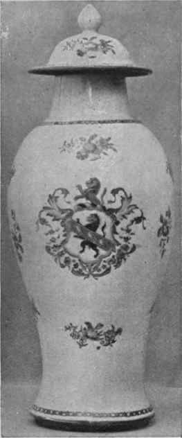 An example of Lowestoft Armorial china