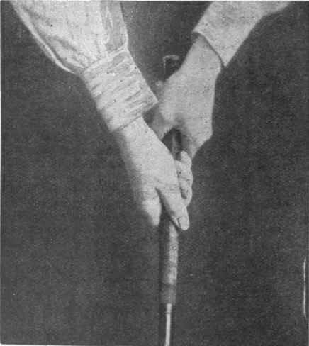Fig. 1. The club must be held firmly, but not rigidly, with the hands