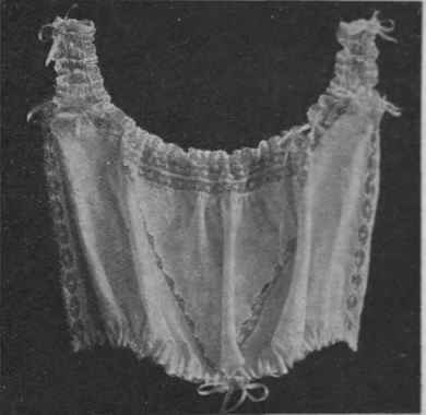 Fig. 3. The camisole when finished. A dainty and inexpensive piece of lingerie that can be made both easily and quickly