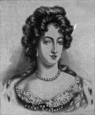 Fig. 7. The cow horn curl survived until the days of Queen Mary, wife of William of Orange