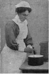 For gruel, mix two tablespoonfuls of oatmeal with water and a pint of milk.