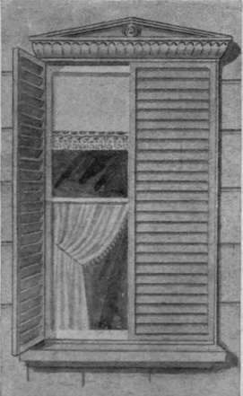 Jalousies, or outside shutters, are most suitable for houses in the country, or on high or exposed ground. They last well and are a picturesque addition to the outside of a house