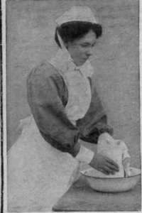 Milk can be kept cool and sweet by wrapping the jug that contains it in a towel, and placing it in a basin of cold water