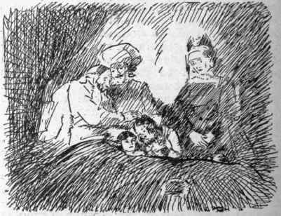 Sketch showing the arrangement of a picture by Rembrandt at
