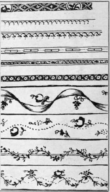 Some examples of borders found upon Lowestoft porcelain. The rose appears upon most pieces painted with floral designs identification of blue and white Lowestoft, as they are known to have been used at this factory.