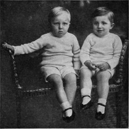 The Prince of Asturias, heir to the throne of Spain, and his brother. Prince Jaime. Both princes are strong, healthy boys, owing to the wise care of their English mother. Queen Victoria
