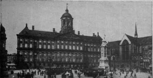 The Royal Palace, Amsterdam, where Queen Wilhelmina keeps high state once a year