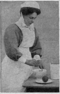 To make barley water, pour a pint of boiling water over two ounces of barley. When cool, strain, and add lemon juice