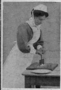 To make beef tea, mince the beef finely, put it into a stone jar with its own weight of water. Soak, then place in a saucepan of boiling water