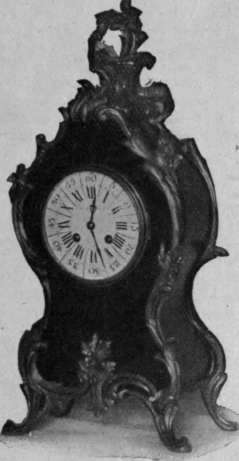 A modern Buhl clock, eminently suited for a drawing room