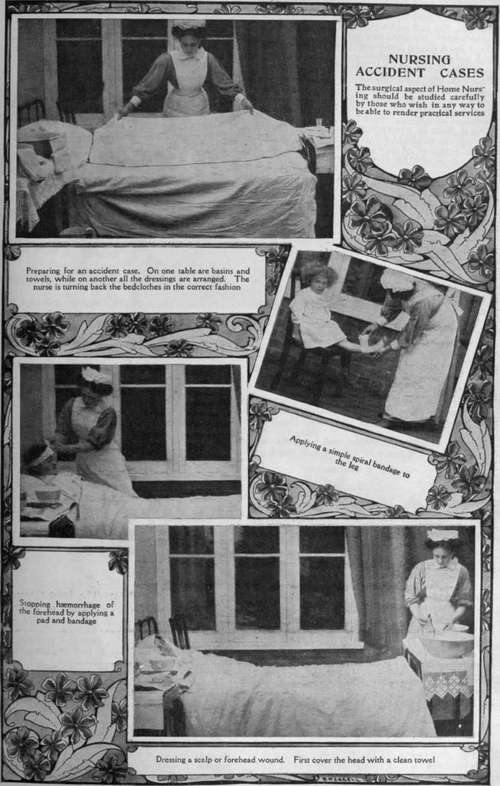 A wet dressing is used very often when a wound is not clean, and where there is any suspicion that dirt has been introduced when the accident happened