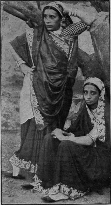 Parsi ladies. One of the striking features of their marriage customs is that their horoscope, together with that of their fiance, is submitted to an astrologer