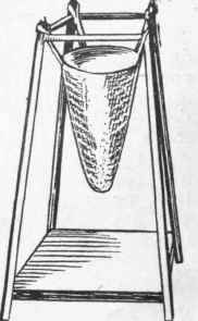 When making clear soups and jellies, a straining stand will be found a great saving of trouble