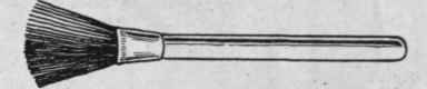 A steel brush for saucepans enables the cook to keep these utensils clean and bright used in France. For stewing there is no comparison between the earthenware and metal pots.