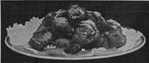 Cheese aigrettes. A delicious cheese savoury, quite simple to prepare and inexpensive