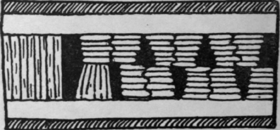 Fig. 2. A border adapted from Persian work. The thickness of the thread must accord with the fineness or coarseness of the linen