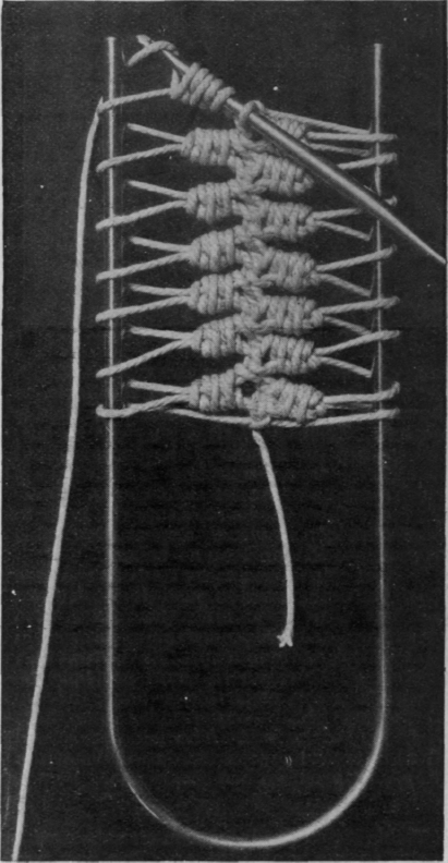 Fig 4.  Tree,  or  six stitch,  is an effective design for insertion