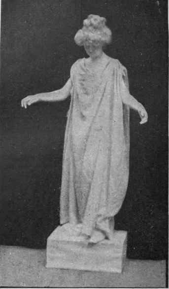 Galatea sleeps. The feet of a living statue should be whitened after the correct pose has been taken up