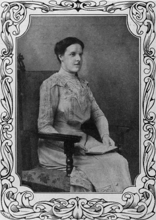 Miss Annie Hall, the first woman to be admitted a member of the Society of Architects