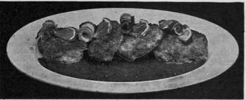Wiener Schnitzel. A method of serving small cutlets of veal cut from a fillet