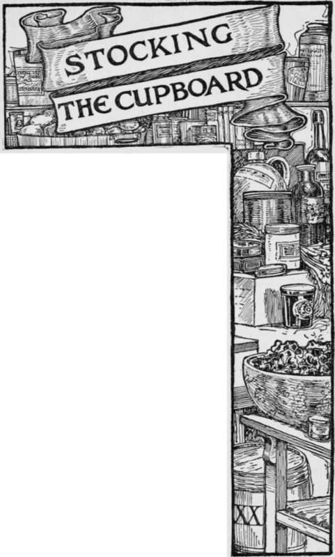 Chapter III Stocking the Cupboard 10