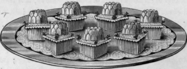 Red Garnish for Little Bouches of Foie Gras A la Russe