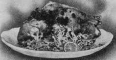 Roast Chicken (Giblet Sauce).