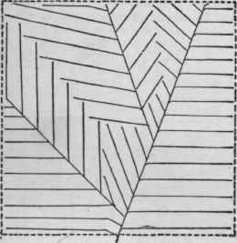 Improper method of draining a field.