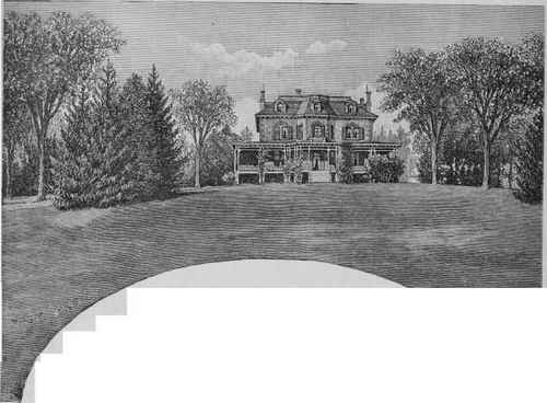 Rear Lawn, Pinkstone: Residence of John T. Terry, Tarrytown, N. Y.